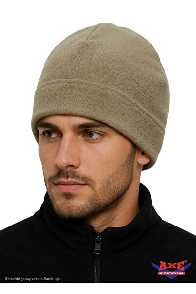 AXE SPORTSWEAR Beretă militară unisex Nano Green de iarnă cu textura moale