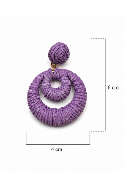 MD Moda Accessories Double Hoop Earrings – Bohemian Style Fashion Jewelry
