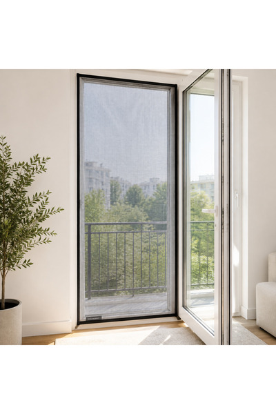 ERİKMANN Fransız Balkon Sinekliği En:80 Boy: 220 Fiberglass Tül Yıkanabilir