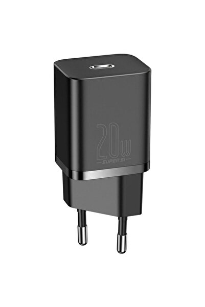 Baseus Încărcător de rețea CCSUP-B01, USB-C, 20W, 3A, Negru