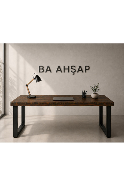 HFAY Ahşap Ofis Masası 120x80 cm
