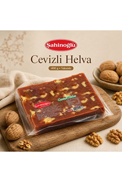 SAHİNOGLU GIDA CEVZLİ YAZ HELVASI 400gr