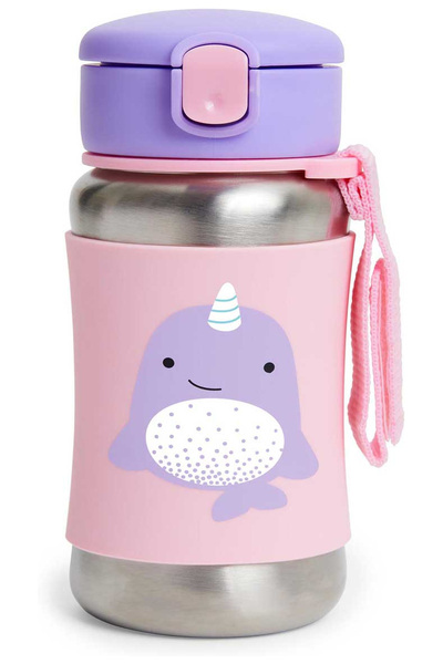 Skip Hop Zoo Pipetli Paslanmaz Çelik Suluk Narwhal