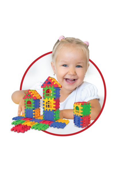 DEDE Puzzle City 64 Parça / Puzzle City 64 Pieces