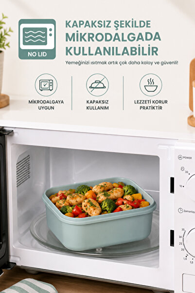 Porsima 5317 9 Parça Kare Hava Tahliye Valfli Saklama Kabı Seti – Mavi (3 Farklı Boy x 3 Adet)