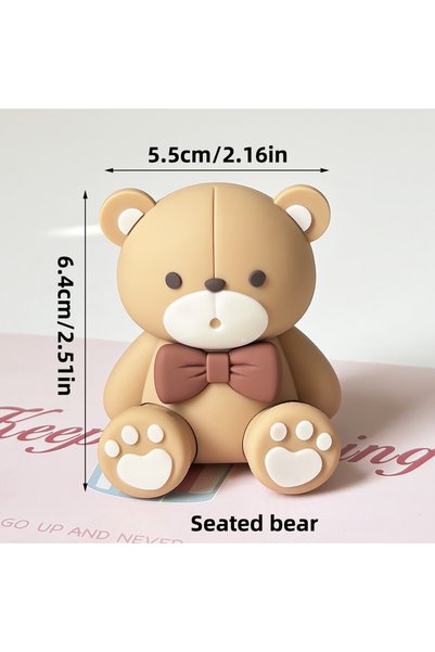 Choice14 seated bear Bear Cake Toppers Boy Girl Baby Shower Party Decorations...