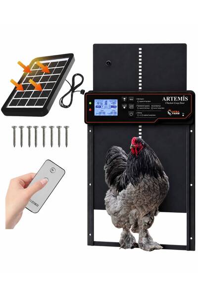 hera farm ARTEMİS Otomatik Tavuk Kümesi Kapısı