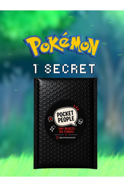 Pocket People Pokemon 3D Collectible Card Surprise Pack – Series # 001