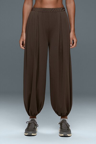 Oysho Yüksek Bel Comfortlux Pileli Jogger Pantolon