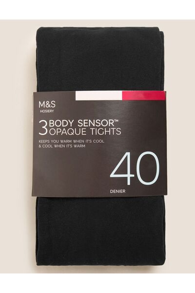 Marks & Spencer 3'lü 40 Denye Body Sensor:trade_mark: Külotlu Çorap