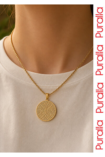 Puralia Esma-Ül Hüsna Steel Necklace