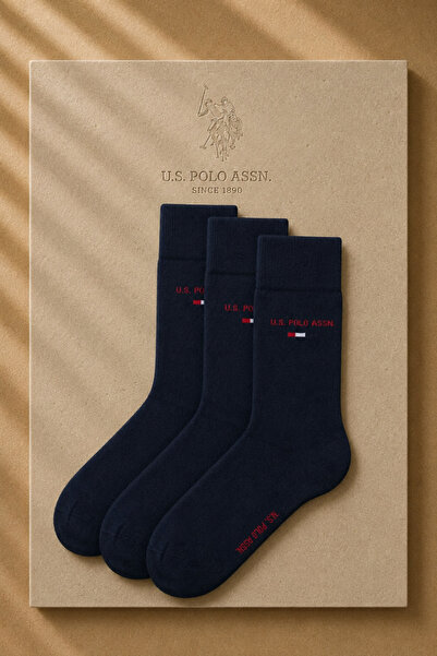 U.S. Polo Assn. Cotton Socks Set of 3 Daily Comfortable Socks