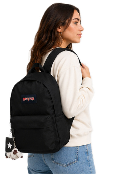Bevitton Unisex School Bag Orthopedic Black School Backpack Sport