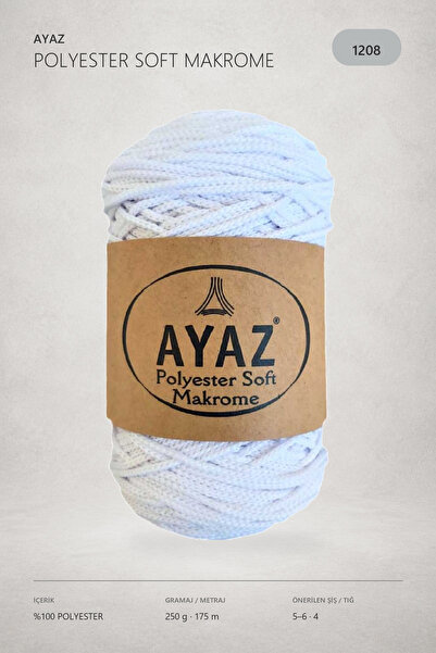 Ayaz Poliester Moale Macrame 250 Grame 175 Metri 1208