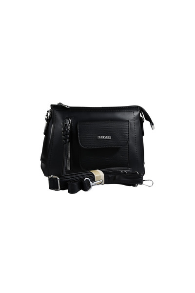dukidasoturkiye Duki Daso Black Women's Shoulder Bag with Pockets and Zipper ...