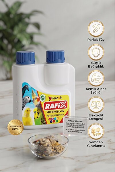FEROXİT Kuşlar Için Multi Vitamin Ve Kuş Vitamini , Muhabbet Kuşu , Papağan.G...
