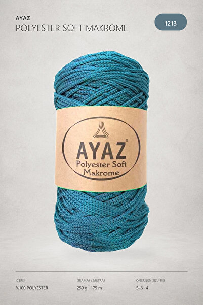 Ayaz Polyester Soft Makrome 250 Gram 175 Metre 1213