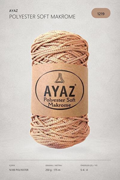 Ayaz Polyester Soft Makrome 250 Gram 175 Metre 1219