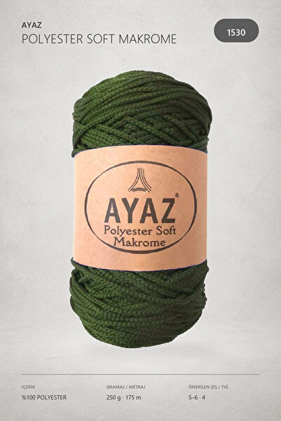 Ayaz Polyester Soft Makrome 250 Gram 175 Metre 1530