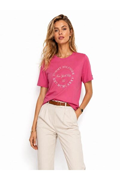 Tommy Hilfiger Metallic Roundall T-Shirt Regular Fit Ww0Ww36038