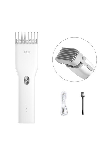 Choice White ENCHEN Boost Electric Hair Clipper Professional Cordless Fast Ty...