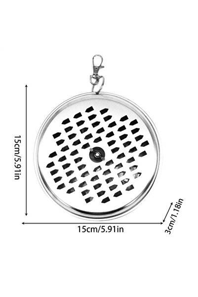 Choice 1PC Portable Mosquito Coil Tray With Cover Stainless Steel Mosquito Co...