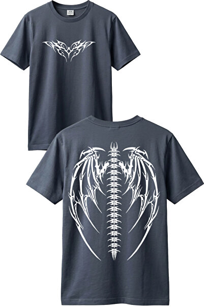 The Baski Street Wear Gothic Sokak Stili Tasarım Baskılı %100 Pamuk Premium A...