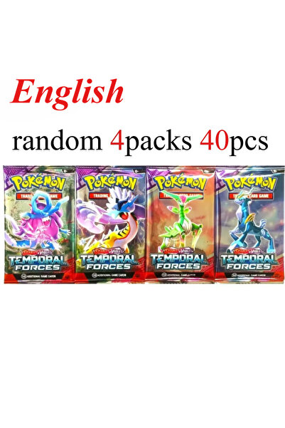 Choice8 4packs TEM 40 Pcs Pokemon Card Prismatic 151 Evolutions English Boost...