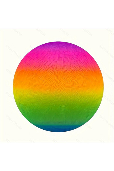 Choice1 ALI-FH-D-1232102 1 Rainbow Playground Ball for Dodgeball, Handball an...