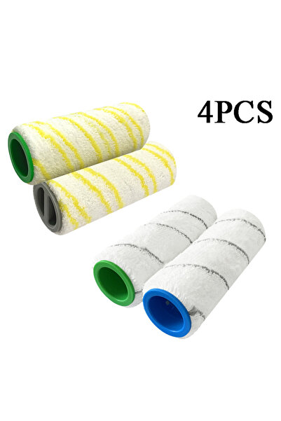 choice2 4PCS For Karcher FC3 FC5 FC7 Microfiber Rollers Electric Floor Roller...