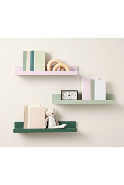 DesingbabyM Renkli Montessori Kitaplık 3lü set,oda aksesuarı, bebek ve çocuk ...