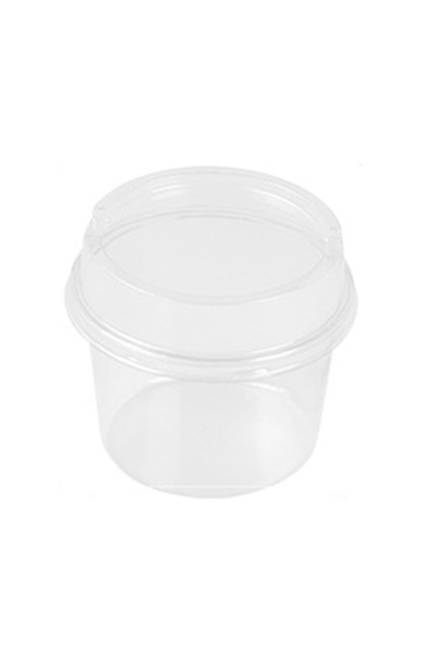 Choice 250ML 50Pcs 150/250ml Disposable Salad Cups Round Shape Leak-Proof Des...