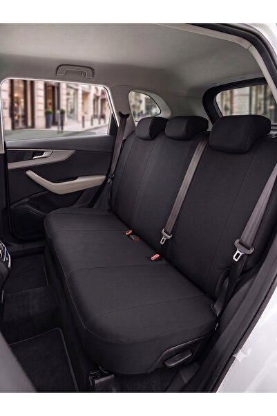 Modern Garaj Volkswagen Polo, Bora ,golf (1,2,3,4,5) Uyumlu Logolu Oto Koltuk Kılıfı Siyah
