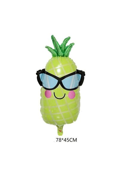 partidolu Tropical Hawaiian Summer Pineapple Ananas Şekilli Süpershape Folyo ...