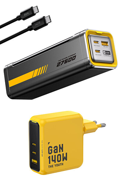 Aohi 27.600 mAh 240W Powerbank, Youth 3 Portlu Şarj Adaptörü