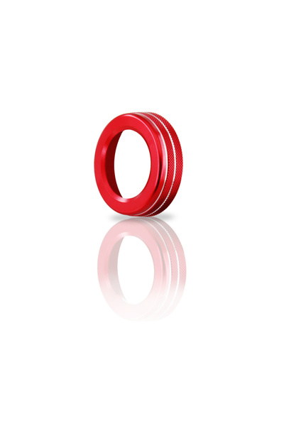 Choice Red Car Volume Knob Decoration Ring Sticker For Mercedes Benz A B Clas...