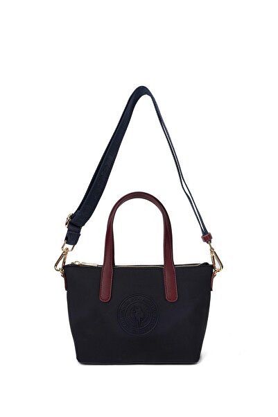 U.S. Polo Assn. Navy Blue-Claret Red Women's Shoulder Bag Us26678