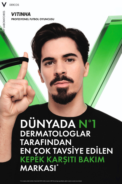 Vichy Dercos Normal ve Yağlı Saçlar için Salisilik Asit İçeren Kepek Karşıtı Şampuan 390 ml X 2 Adet