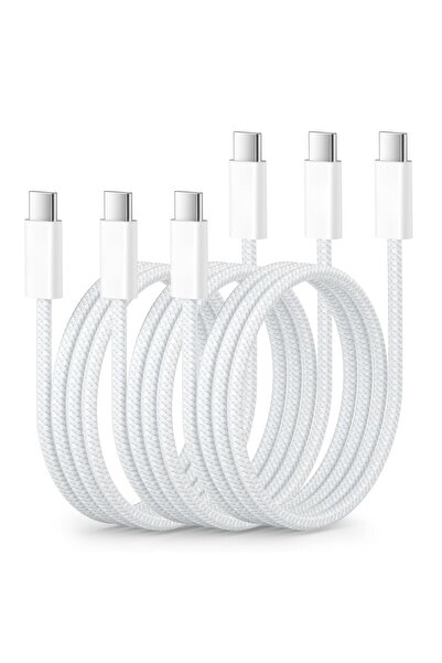 Choice4 2M-6.6FT USB-C Cable 3-Pack 3-Pack 60W USB C to USB C Cable, Type C t...