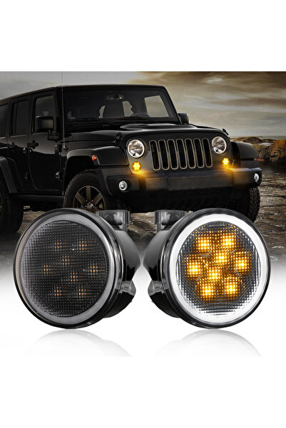 Choice LED Front Bumper DRL Daytime Running Light for JEEP Wrangler JK 2007-2...