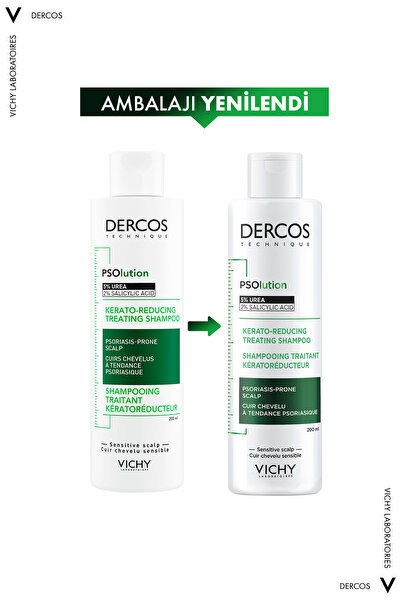 Vichy Dercos PSOlution Pullanma Karşıtı Kaşıntı Hissini Azaltan Saç Bakım Şampuanı 200 ml