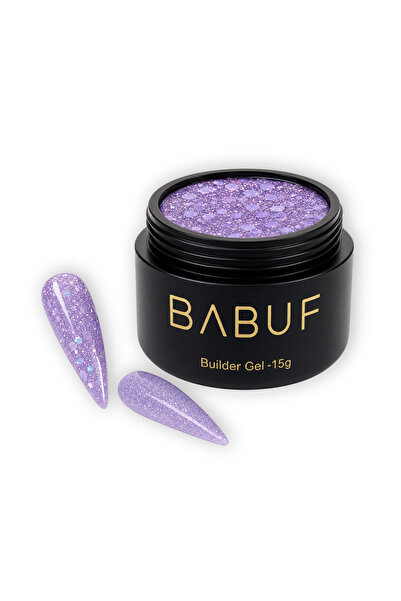 BABUF Gel de construcție reflectiv autonivelant BABUF, Lavender Glitter GBG2,...