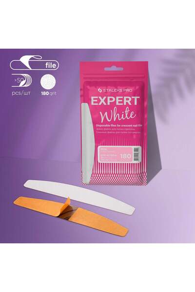 STALEKS EXPERT 42 Yarım ay törpü için yapışkan zımpara, 180 grit (50 adet)