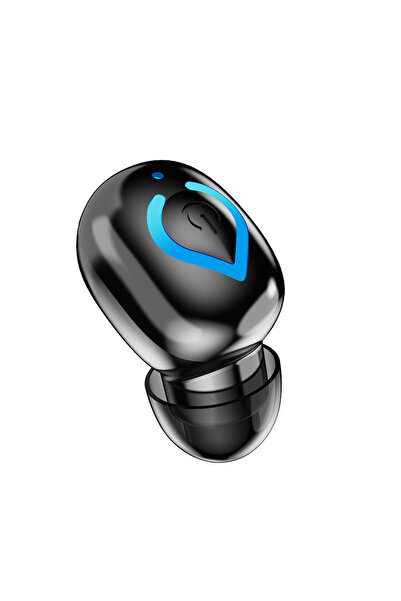 Choice1 Black Mini Bluetooth Headset Single Wireless Earphone Music Earpiece ...