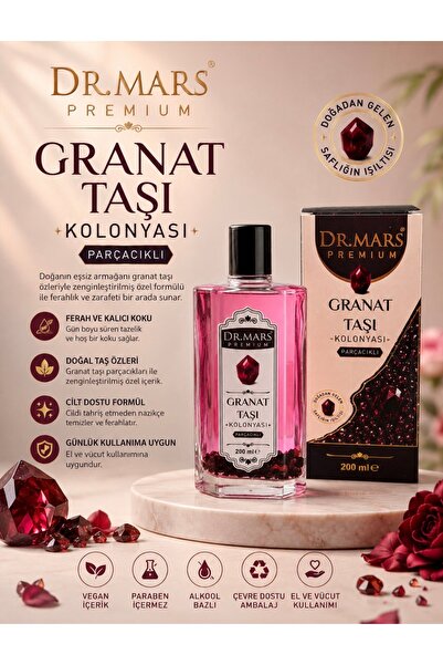Store Dr Mars Granat Taşı Parçacıklı Kolanya