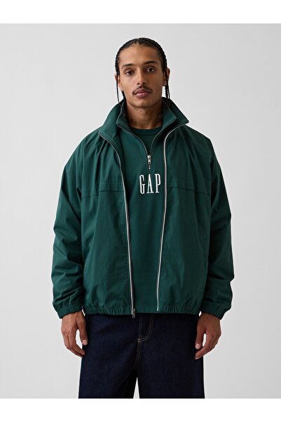 GAP Erkek Yeşil Oversized Spor Ceket