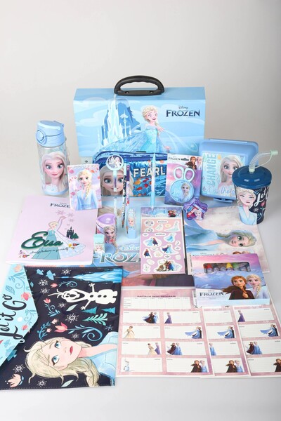 ELSA Dekomus Licensed Frozen Ice Glow Collection 32 Piece Full Stationery Set...