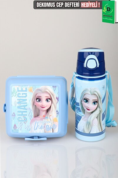 ELSA X Dekomus Licensed Frozen Ice Princess Collection 500 ml Steel Flask and...