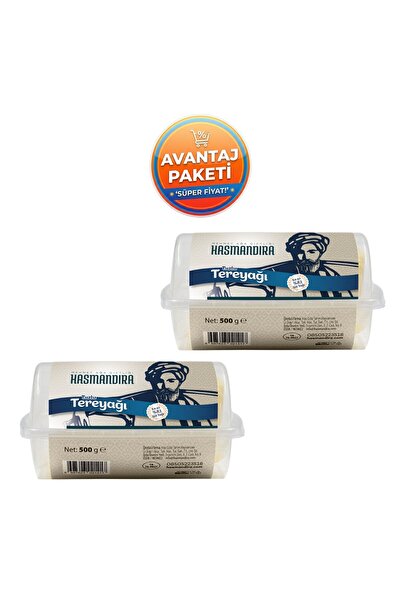 Hasmandıra Geleneksel Tuzlu Tereyağı 500 g x 2 Adet (%82 Süt Yağı 1 KG İkili ...