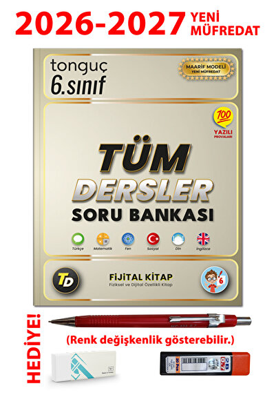 Tonguç Yayınları 6. Sınıf Tüm Dersler Soru Bankası + Hediyeli